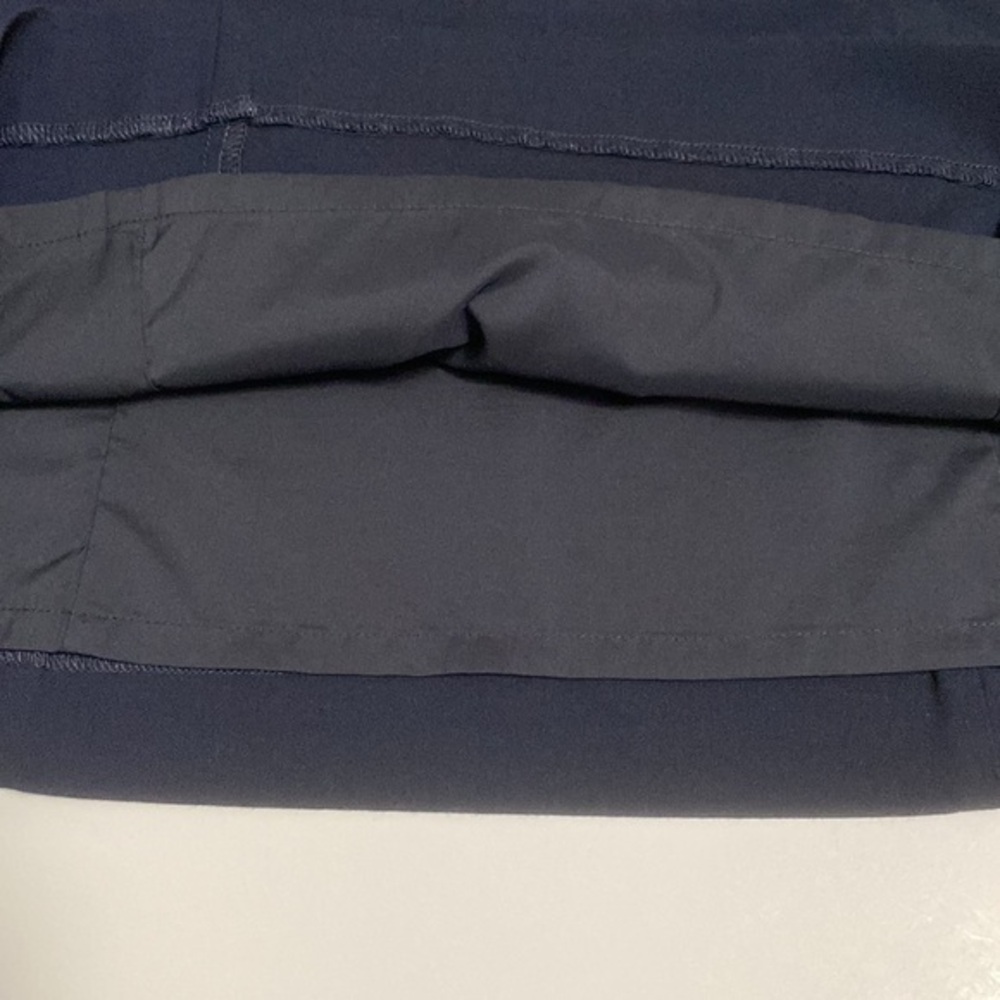 Women's Navy Blue‎ Micro Mini Skirt 2 Lined Y2K Preppy - Picture 4 of 4